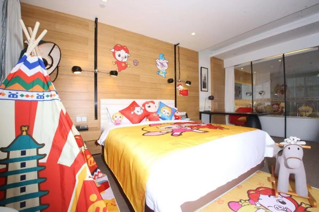 Bed in Himalayas Qingdao Hotel