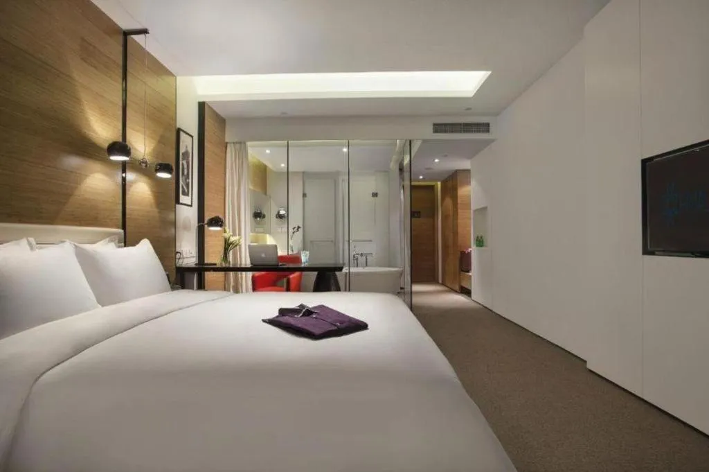 Bed in Himalayas Qingdao Hotel