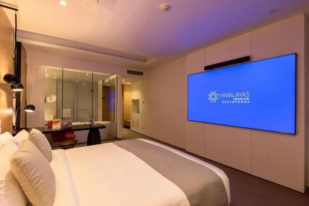 Bed in Himalayas Qingdao Hotel