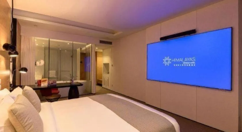 Bed in Himalayas Qingdao Hotel