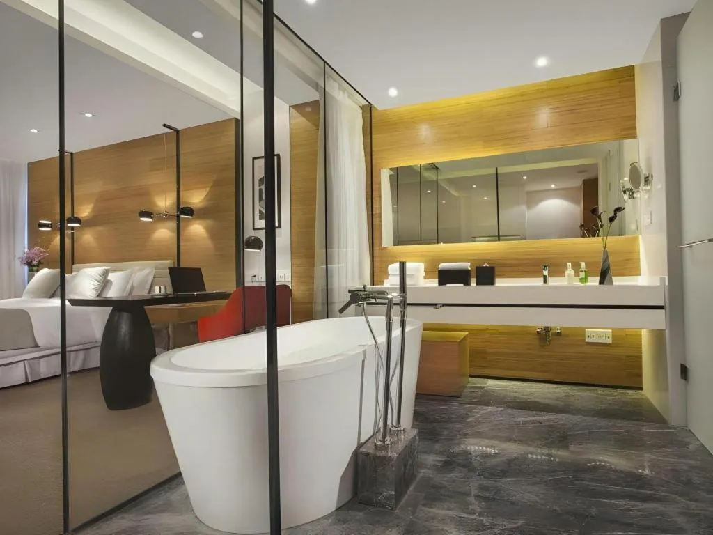 Bed in Himalayas Qingdao Hotel