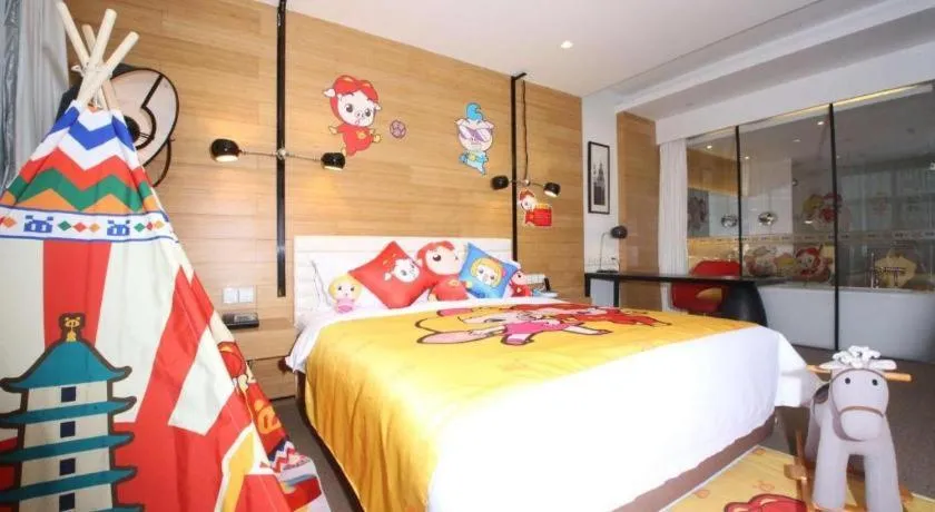 Bed in Himalayas Qingdao Hotel