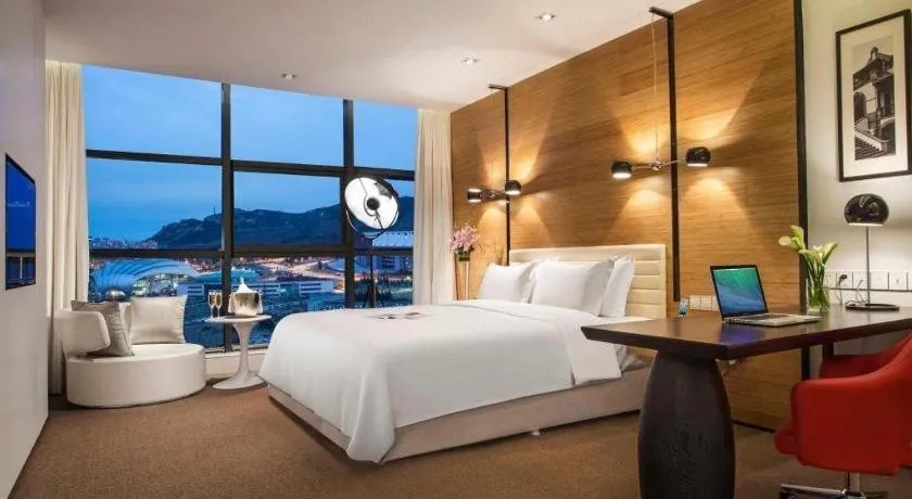 Bed in Himalayas Qingdao Hotel