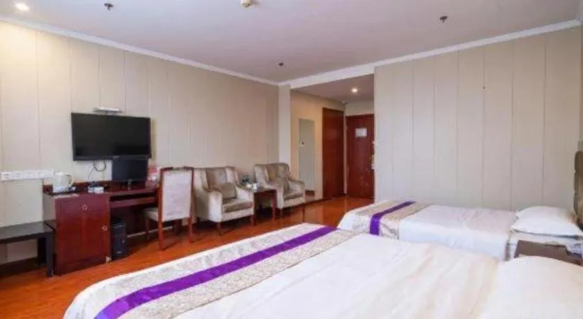 Bed in GreenTree Inn Wuxi Changjiang North Road Jincheng Road Express Hotel