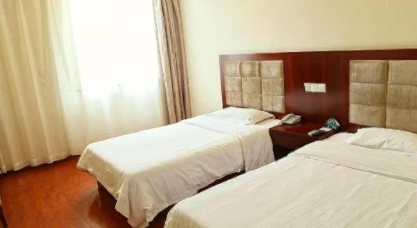 Bed in GreenTree Inn Wuxi Changjiang North Road Jincheng Road Express Hotel