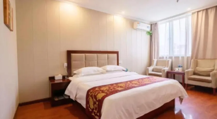 Bed in GreenTree Inn Wuxi Changjiang North Road Jincheng Road Express Hotel