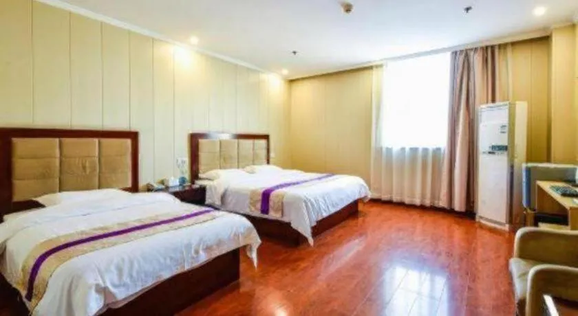 Bed in GreenTree Inn Wuxi Changjiang North Road Jincheng Road Express Hotel