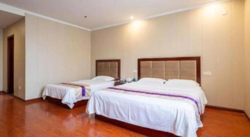 Bed in GreenTree Inn Wuxi Changjiang North Road Jincheng Road Express Hotel