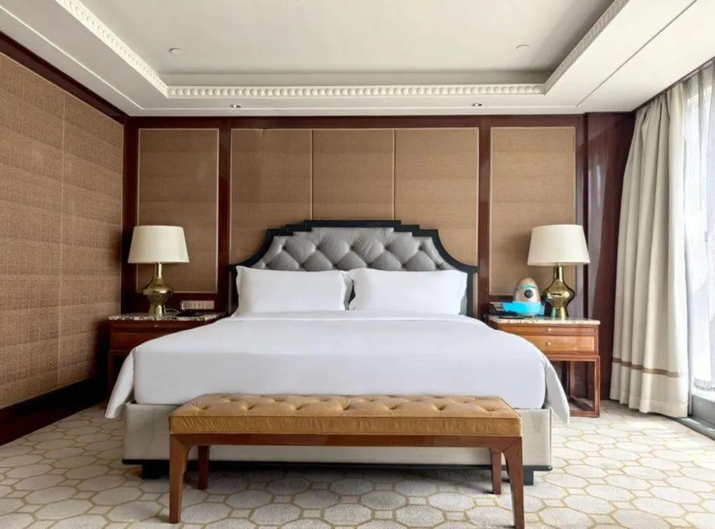 Bed in Han Yue Lou Hotel Nanjing