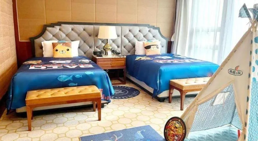 Bed in Han Yue Lou Hotel Nanjing