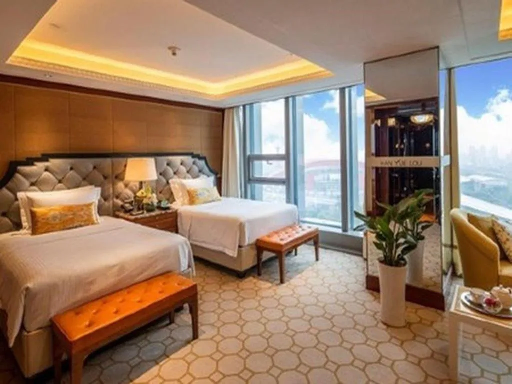 Bed in Han Yue Lou Hotel Nanjing