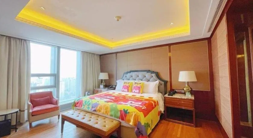 Bed in Han Yue Lou Hotel Nanjing