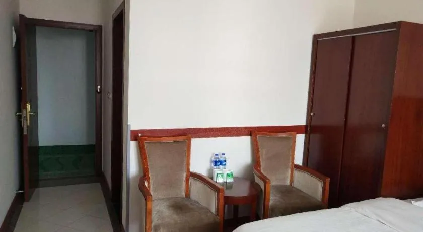 Bed in GreenTree Inn Shanghai Changxing Island Yuansha Fishing Port Hotel