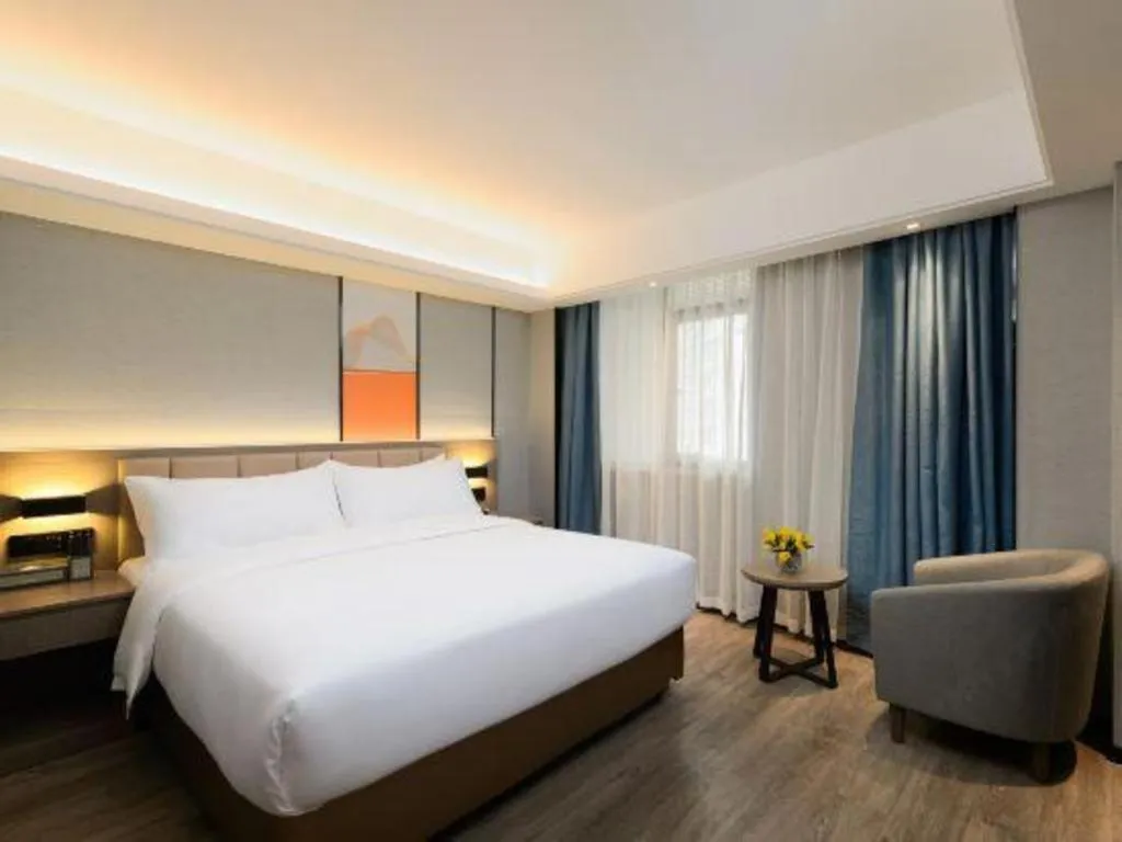 Bed in Nanning Prince Hotel