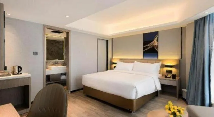 Bed in Nanning Prince Hotel