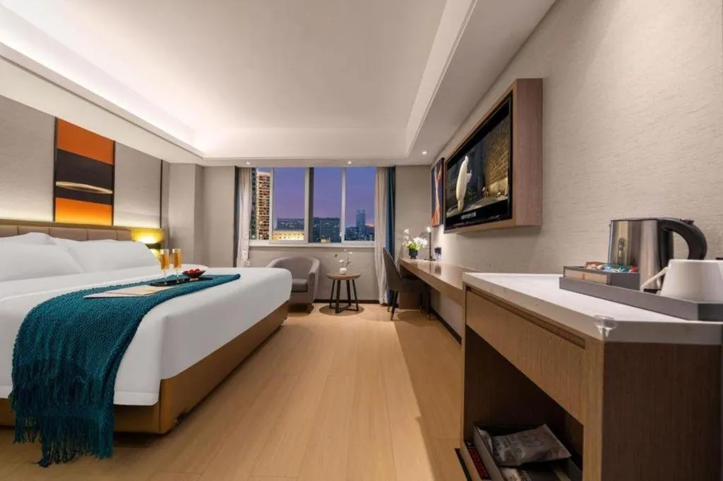 Bed in Nanning Prince Hotel