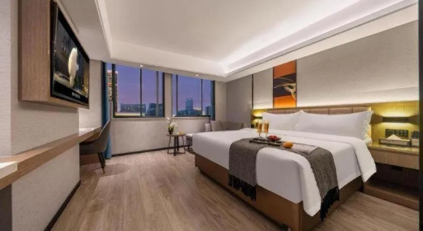 Bed in Nanning Prince Hotel