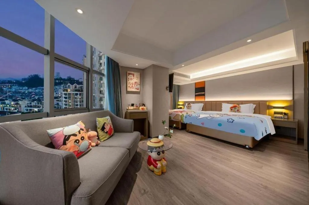 Bed in Nanning Prince Hotel