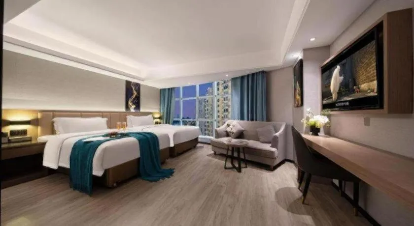 Bed in Nanning Prince Hotel