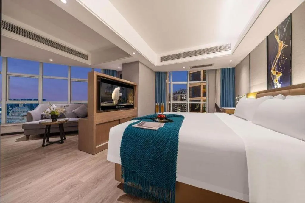 Bed in Nanning Prince Hotel