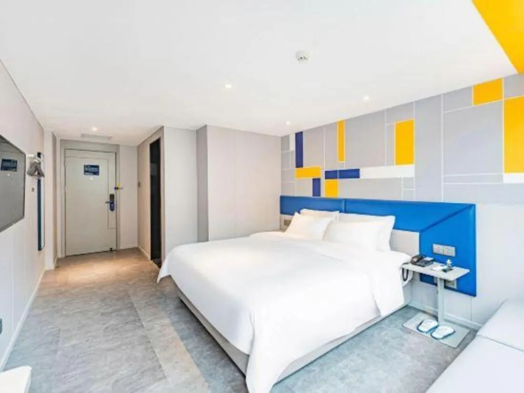 Bed in 7 Days Inn Guangzhou Dongfeng East Road Yangji Metro Station