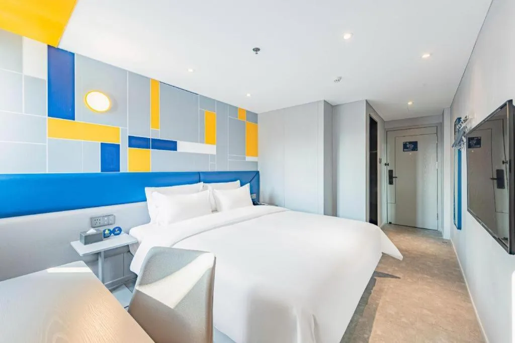 Bed in 7 Days Inn Guangzhou Dongfeng East Road Yangji Metro Station