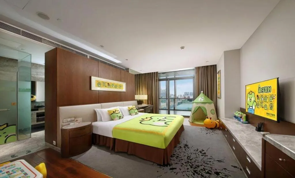 Bed in Fliport Hotel Zhangzhou Yuanshan