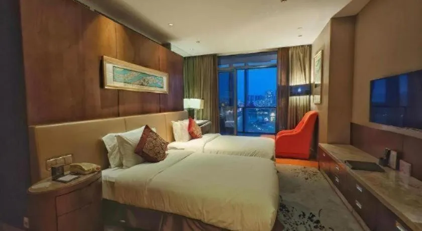 Bed in Fliport Hotel Zhangzhou Yuanshan