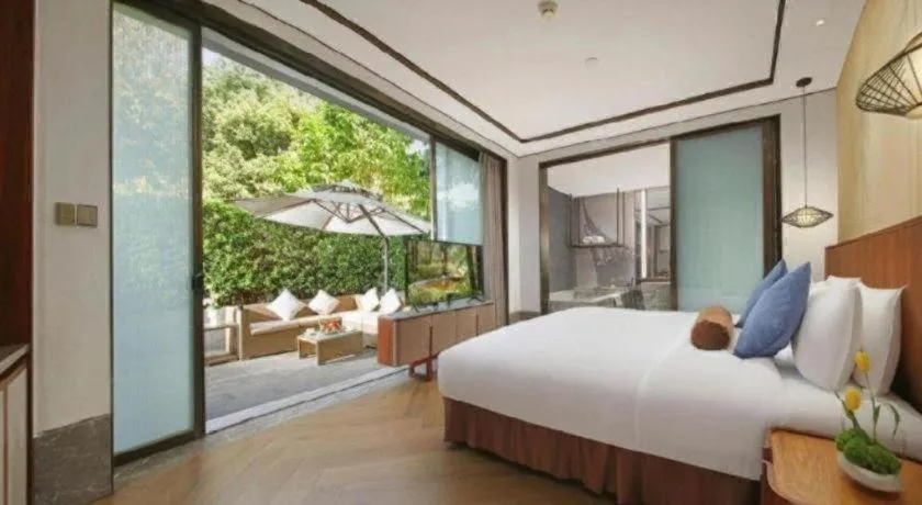 Bed in Fliport Hotel Zhangzhou Yuanshan
