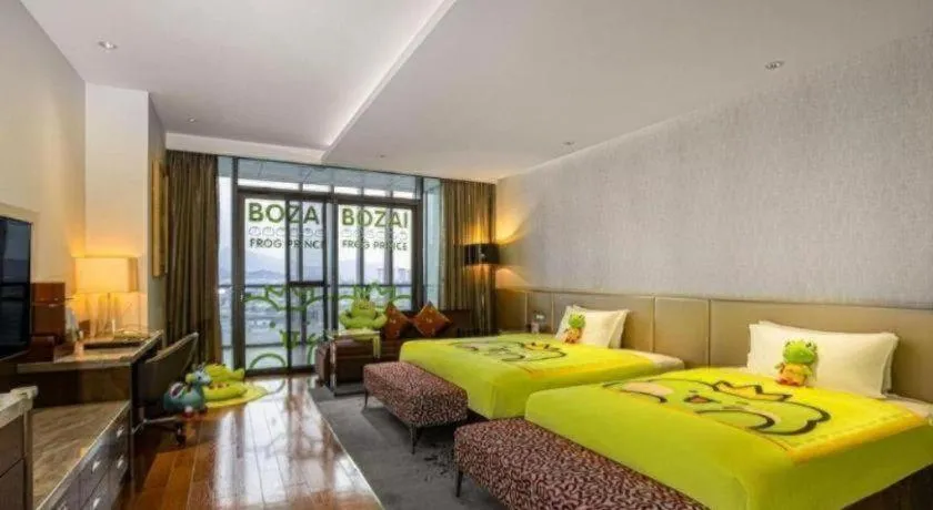 Bed in Fliport Hotel Zhangzhou Yuanshan