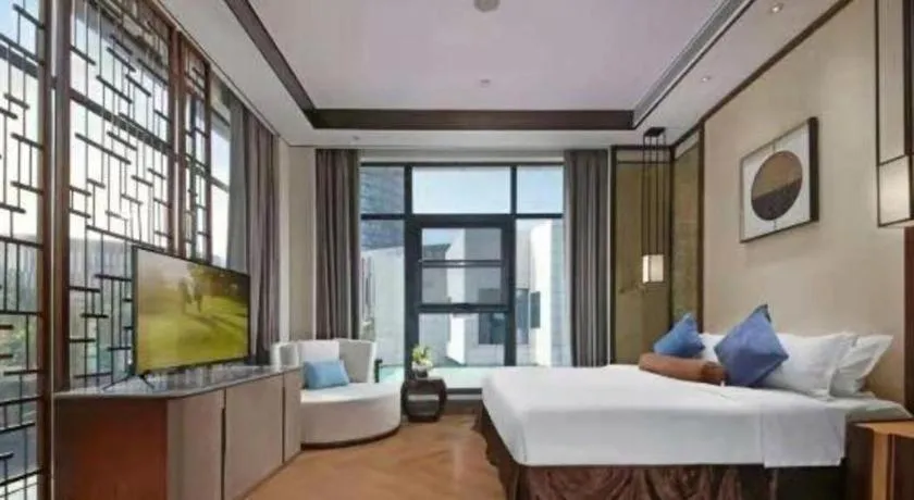 Bed in Fliport Hotel Zhangzhou Yuanshan