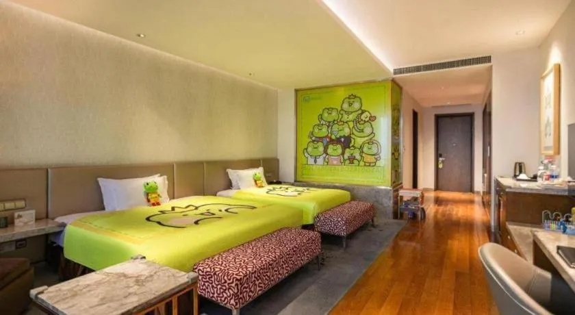 Bed in Fliport Hotel Zhangzhou Yuanshan