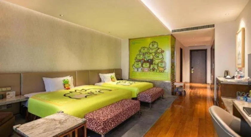 Bed in Fliport Hotel Zhangzhou Yuanshan