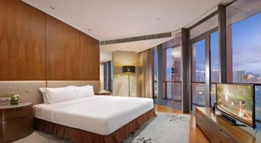 Bed in Fliport Hotel Zhangzhou Yuanshan