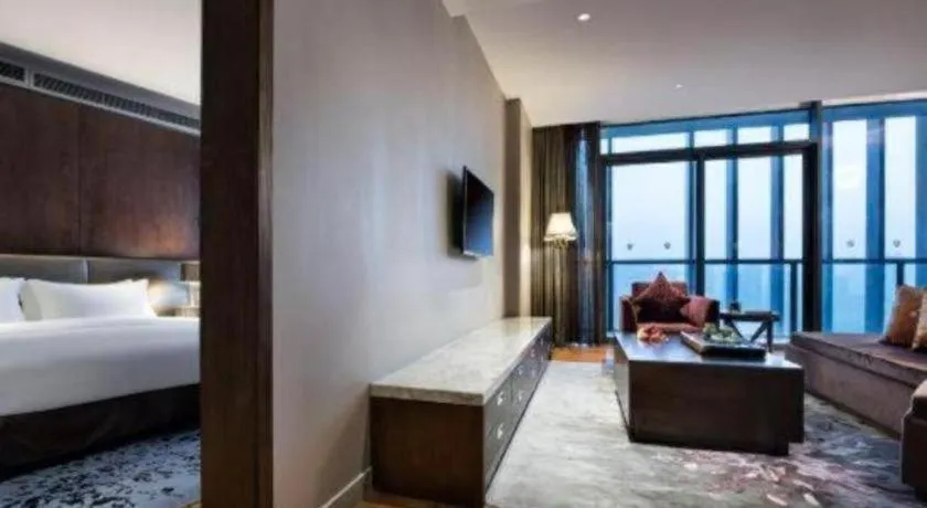 Bed in Fliport Hotel Zhangzhou Yuanshan