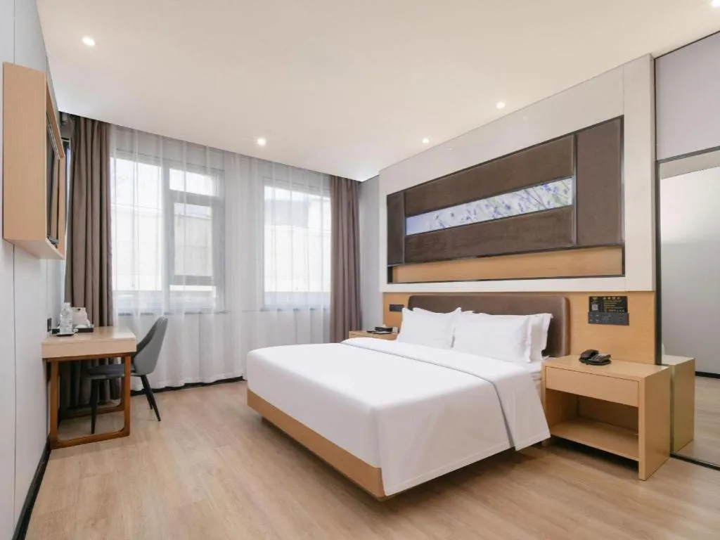 Bed in Lavande Hotel Wuhan Huanghelou Branch