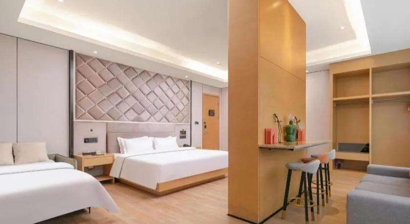 Bed in Lavande Hotel Wuhan Huanghelou Branch