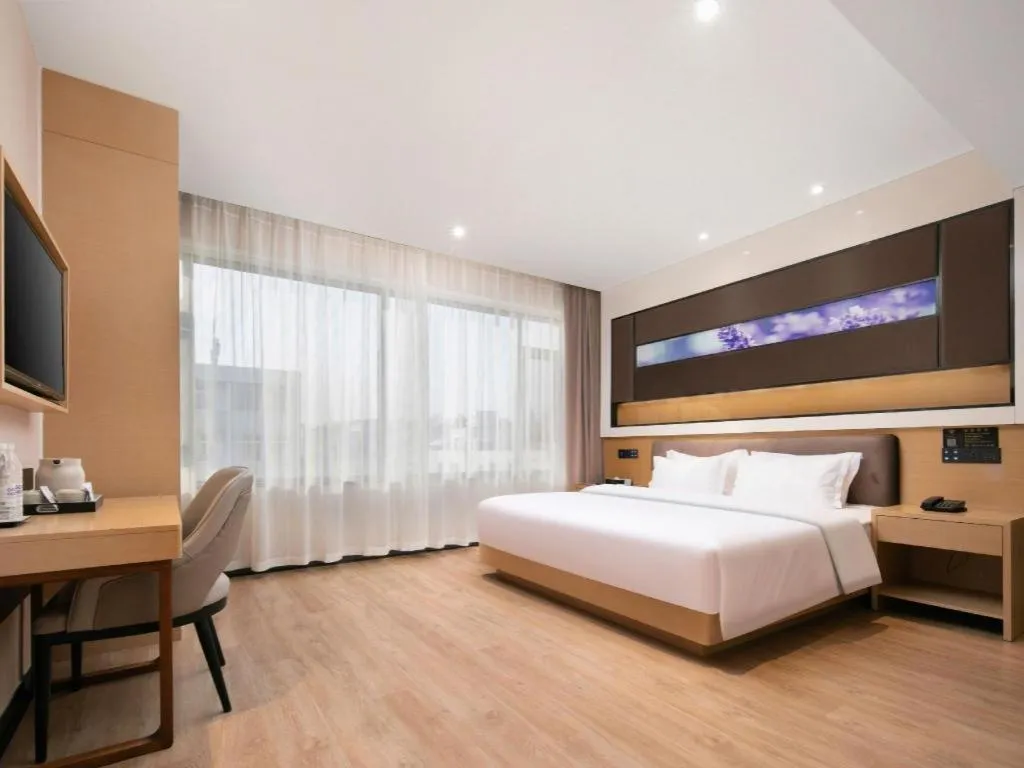 Bed in Lavande Hotel Wuhan Huanghelou Branch