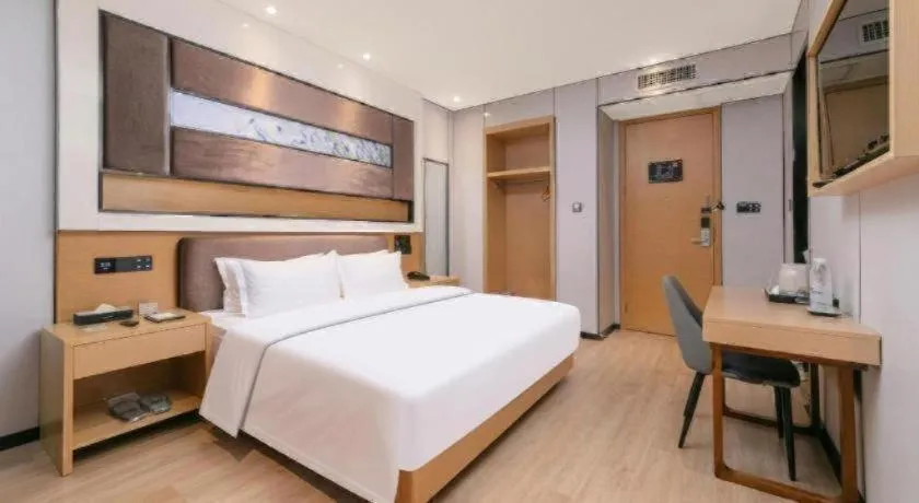 Bed in Lavande Hotel Wuhan Huanghelou Branch