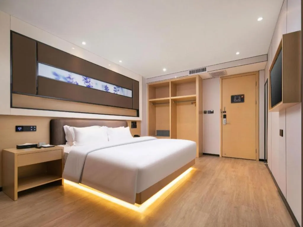 Bed in Lavande Hotel Wuhan Huanghelou Branch