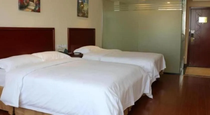 Bed in GreenTree Inn Jiangxi Nanchang XianGYAng Road Lianxi Road Business Hotel