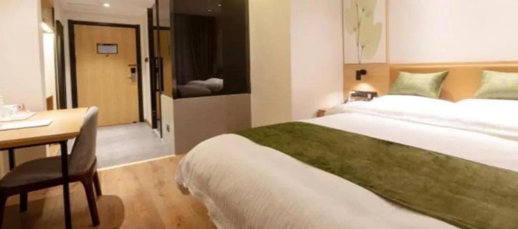 Bed in GreenTree Inn Jiangxi Nanchang XianGYAng Road Lianxi Road Business Hotel