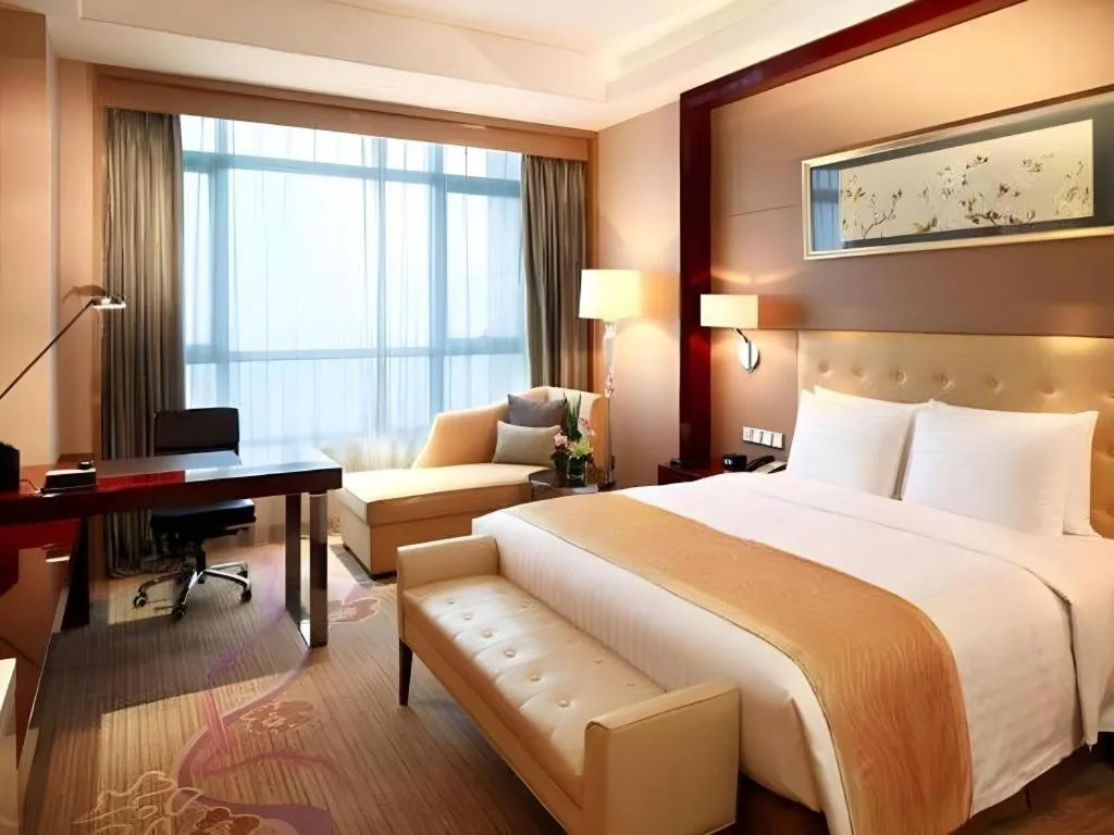 Bed in GreenTree Inn Jiangxi Nanchang XianGYAng Road Lianxi Road Business Hotel