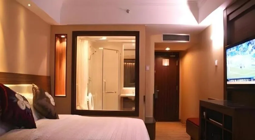 Bed in GreenTree Inn Jiangxi Nanchang XianGYAng Road Lianxi Road Business Hotel