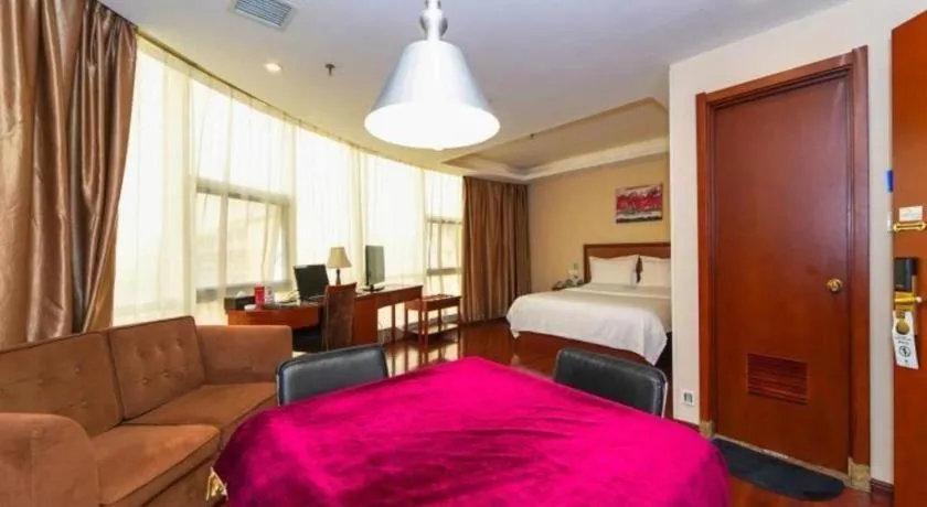 Bed in GreenTree Inn Jiangxi Nanchang XianGYAng Road Lianxi Road Business Hotel
