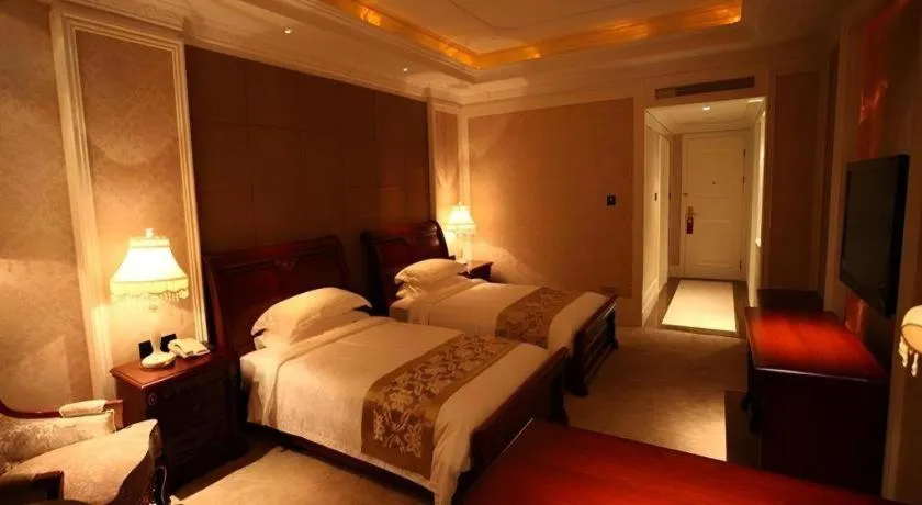 Bed in GreenTree Inn Jiangxi Nanchang XianGYAng Road Lianxi Road Business Hotel