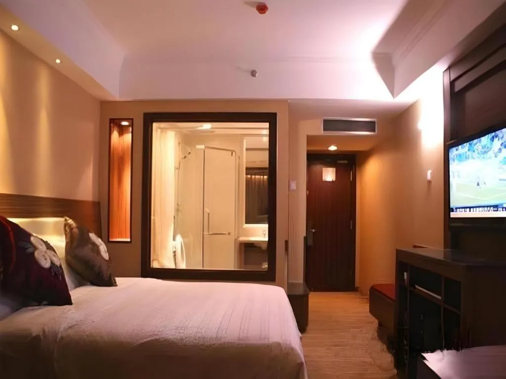 Bed in GreenTree Inn Jiangxi Nanchang XianGYAng Road Lianxi Road Business Hotel