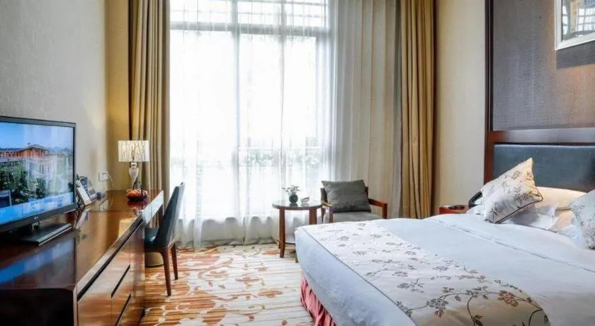 Bed in Hangzhou Xixi Nade Runzeyuan Hotel