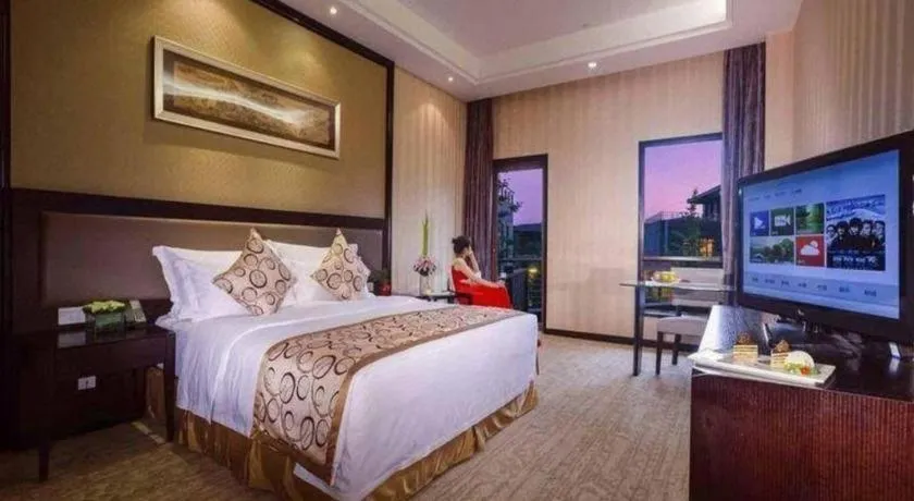 Bed in Hangzhou Xixi Nade Runzeyuan Hotel