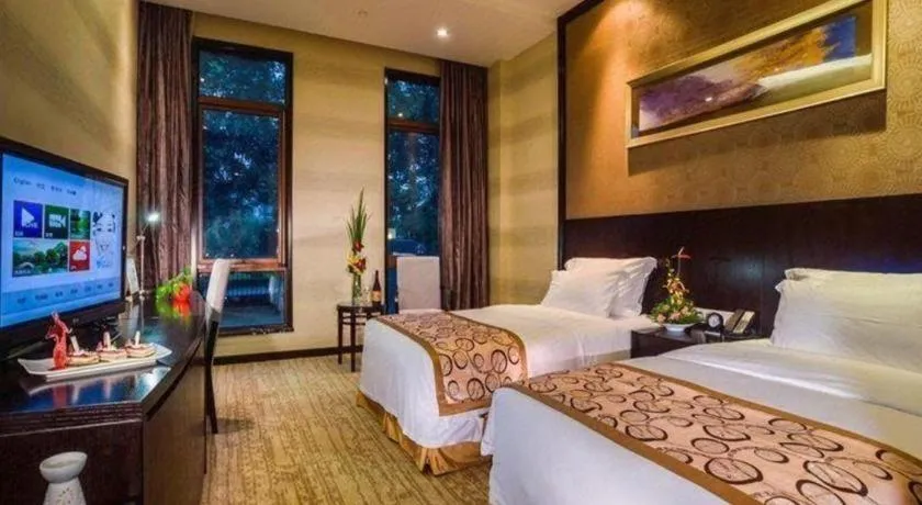 Bed in Hangzhou Xixi Nade Runzeyuan Hotel